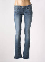 Jeans skinny stretch taille basse bleu GUESS femme