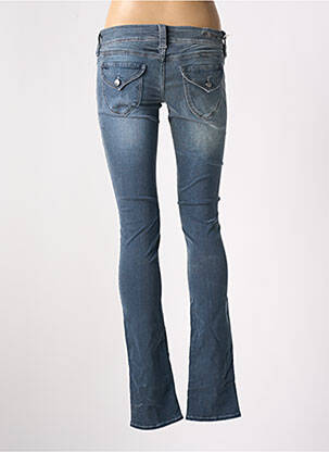 Jeans skinny stretch taille basse bleu GUESS femme