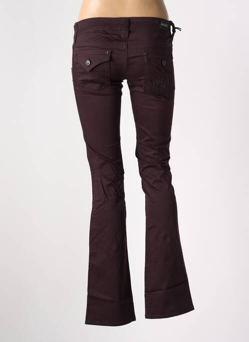 Pantalon droit violet GUESS femme