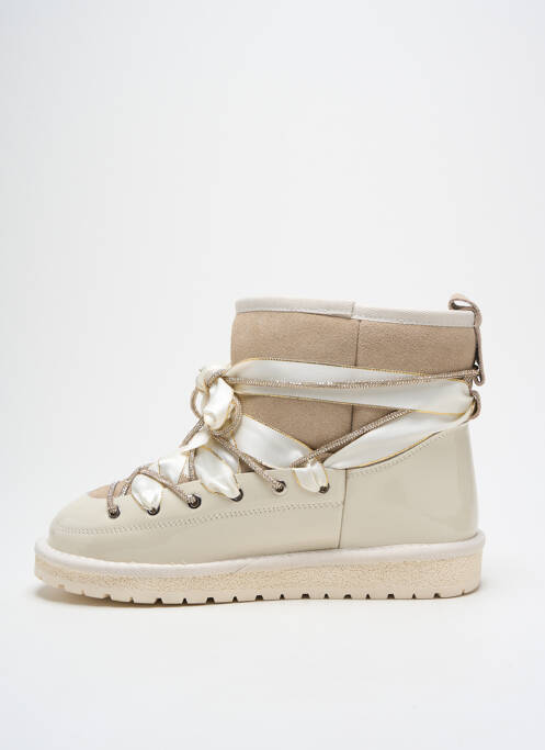 Bottines/Boots beige GIA VENTOLA pour femme