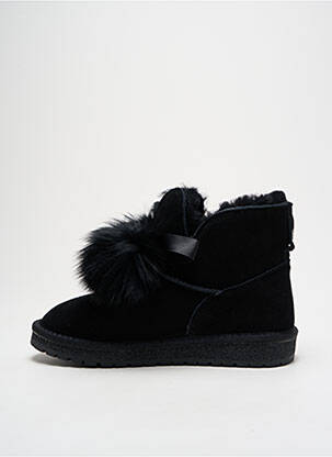 Bottines/boots fourrée talon plat jusqu'à 3cm noir GIA VENTOLA femme