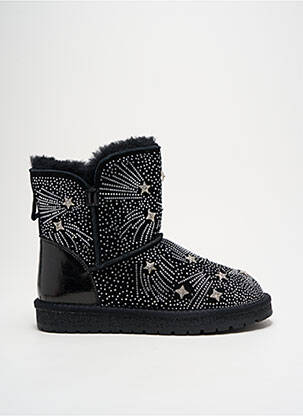 Bottines/boots fourrée talon plat jusqu'à 3cm noir GIA VENTOLA femme