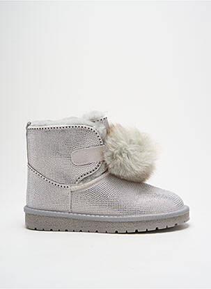 Bottines/boots fourrée talon plat jusqu'à 3cm gris GIA VENTOLA femme