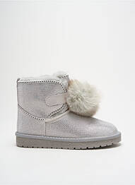 Bottines/boots fourrée talon plat jusqu'à 3cm gris GIA VENTOLA femme