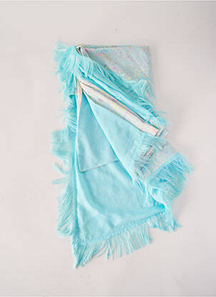 Paréo imprimé fantaisie bleu GIA VENTOLA femme
