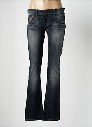 Jeans bootcut stretch taille basse bleu KAPORAL femme