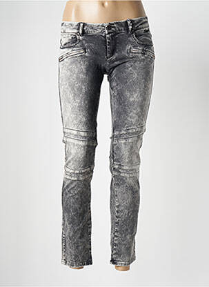 Jeans skinny taille normale taille normale gris KAPORAL femme