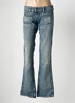 Jeans coupe droite taille basse taille basse bleu MELTIN'POT femme