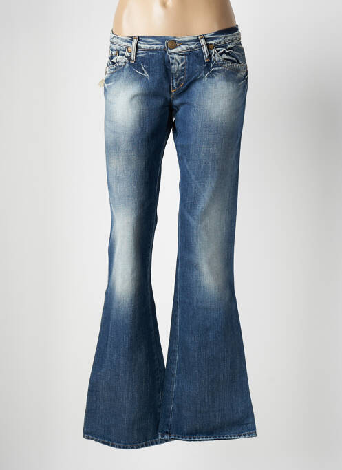 Jean coupe flare taille basse taille basse bleu TAKE TWO femme