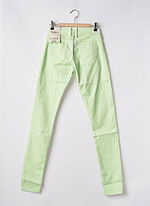 Pantalon slim poches vert PEPE JEANS femme