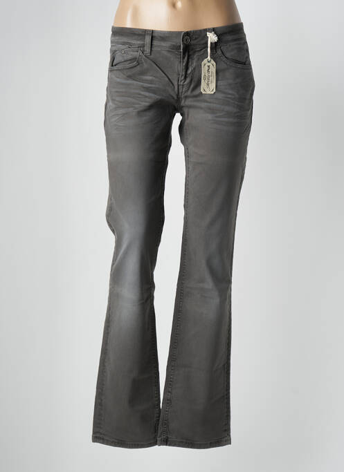 Pantalon droit gris MELTIN'POT pour femme