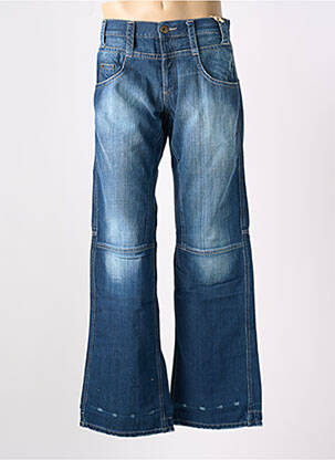 Jean coupe flare poches bleu DDP homme