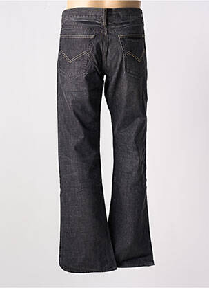 Jeans coupe droite fermeture zippée sous rabat boutonné gris ENERGIE homme