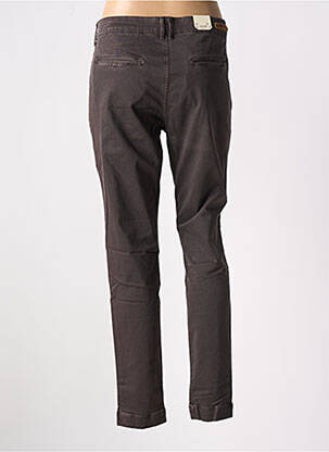 Pantalon slim fermeture zippée sous rabat boutonné bleu MELTIN'POT homme
