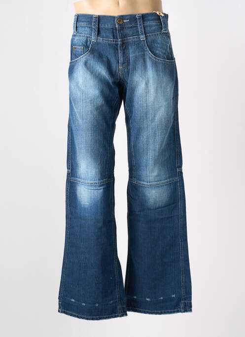 Jean coupe flare poches bleu DDP homme