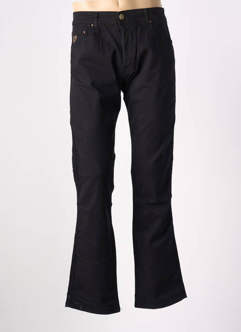 Pantalon droit coupe droite noir LOIS homme