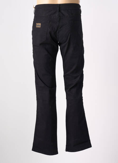 Pantalon droit coupe droite noir LOIS homme