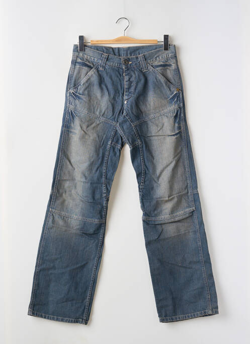 Jeans coupe droite poches bleu DDP femme