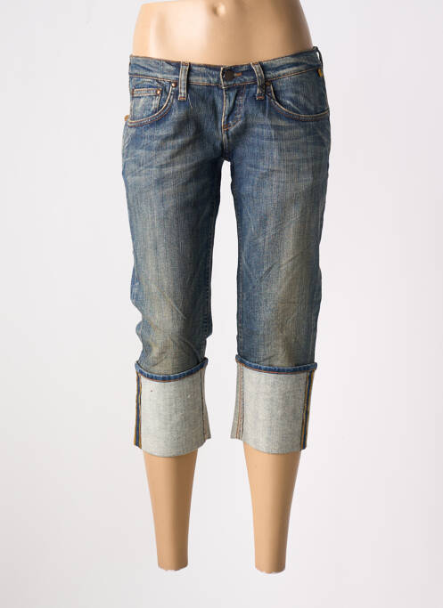 Pantacourt bleu MELTIN'POT pour femme