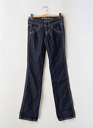 Jeans coupe slim poches bleu GUESS JEANS femme