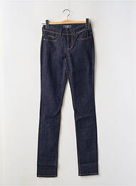 Jeans coupe slim poches bleu GUESS femme