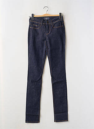 Jeans coupe slim poches bleu GUESS femme