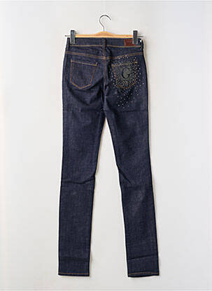 Jeans coupe slim poches bleu GUESS femme