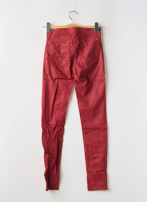Pantalon slim poches rouge TEDDY SMITH femme