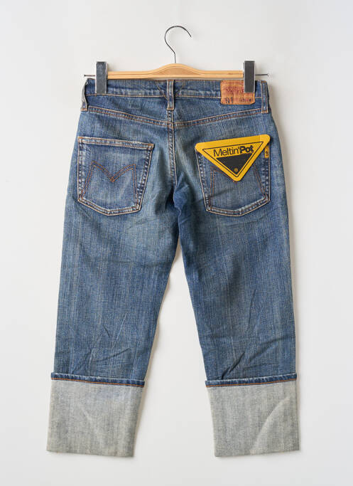 Pantacourt bleu MELTIN'POT pour femme