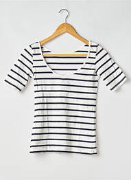 T-shirt manches mi-longues manches courtes noir SANS MARQUE femme