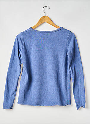 Sweat-shirt stretch manches longues bleu KARL MARC JOHN femme
