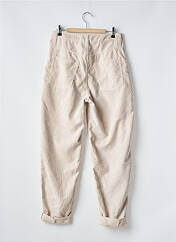 Pantalon droit beige SANS MARQUE pour femme seconde vue