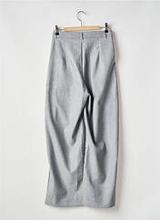 Pantalon droit gris SANS MARQUE pour femme seconde vue