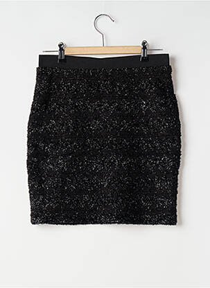 Jupe courte coupe droite noir DIVIDED H&M femme