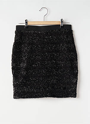 Jupe courte coupe droite noir DIVIDED H&M femme