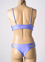 Maillot de bain 2 pièces violet BELLES DES PINS pour femme seconde vue