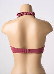 Haut de maillot de bain rose SANS MARQUE pour femme seconde vue