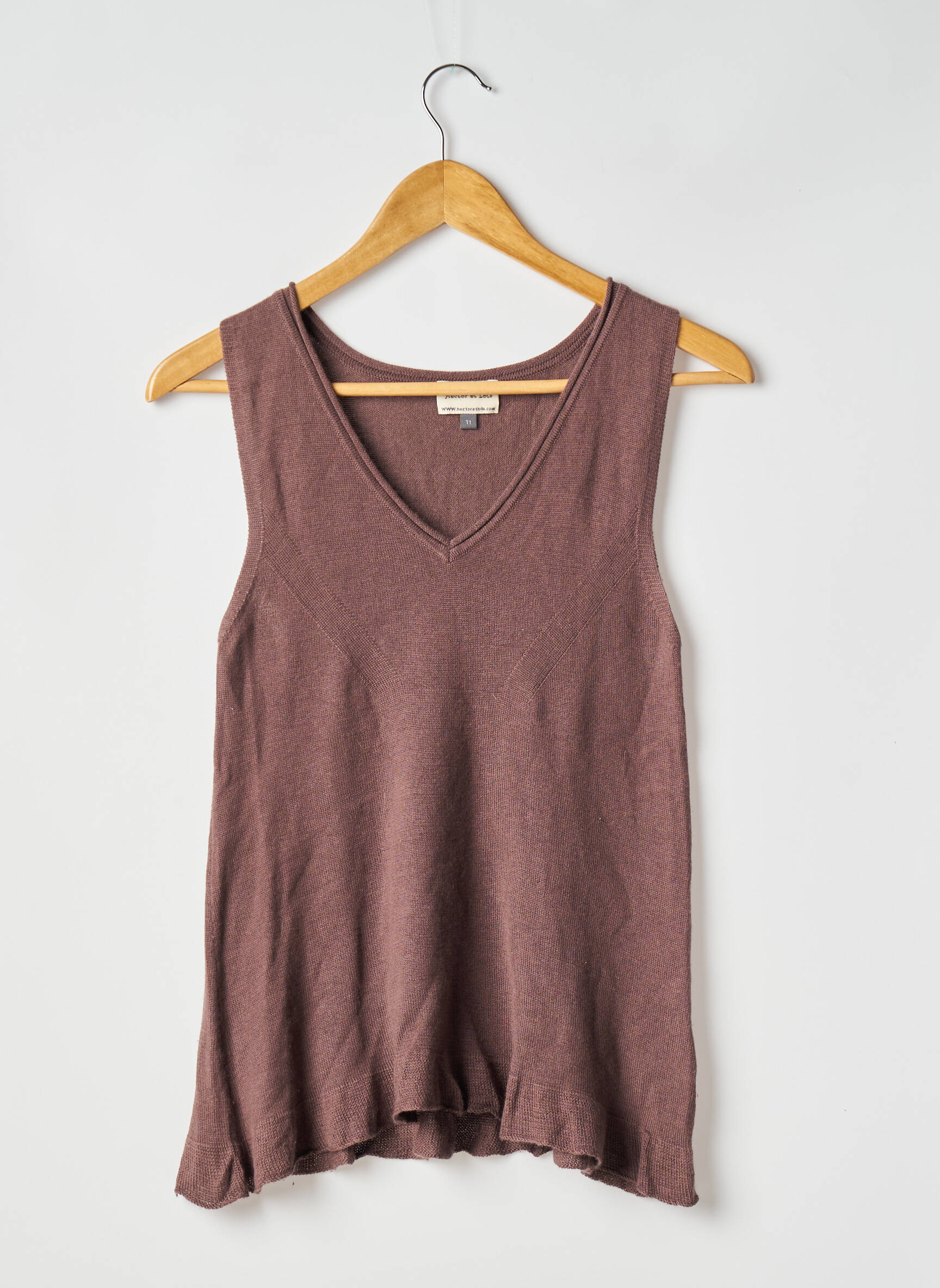 Pull Cachemire Hector Et Lola Gris - Taille 2, Occasion Très Bon état, Matière Maille Douce