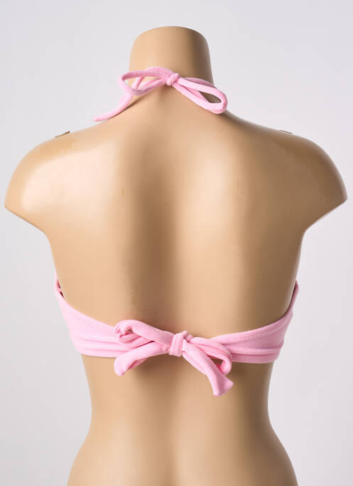 Haut de maillot de bain rose SANS MARQUE pour femme