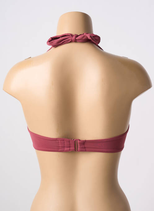 Haut de maillot de bain rose SANS MARQUE pour femme