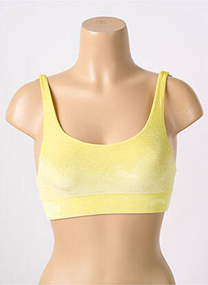 Haut de maillot de bain stretch brassieres jaune OFF DUTY BEACH CLUB femme