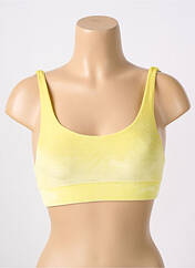 Haut de maillot de bain jaune OFF DUTY BEACH CLUB pour femme seconde vue