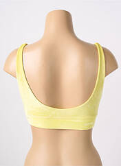 Haut de maillot de bain jaune OFF DUTY BEACH CLUB pour femme seconde vue