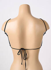 Haut de maillot de bain noir MISS OUT OF OFFICE pour femme seconde vue