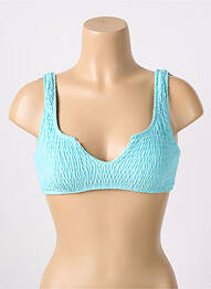 Haut de maillot de bain stretch brassieres bleu MISSGUIDED femme