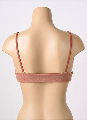 Haut de maillot de bain stretch brassieres marron SUBDUED femme
