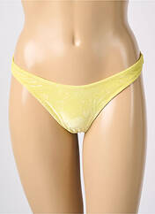 Bas de maillot de bain jaune OFF DUTY BEACH CLUB pour femme seconde vue