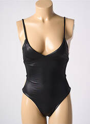 Maillot de bain 1 pièce noir MISS OUT OF OFFICE pour femme seconde vue