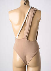 Maillot de bain 1 pièce marron LUZ pour femme seconde vue