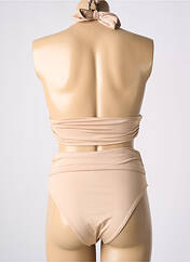 Maillot de bain 2 pièces beige UNDIZ pour femme seconde vue